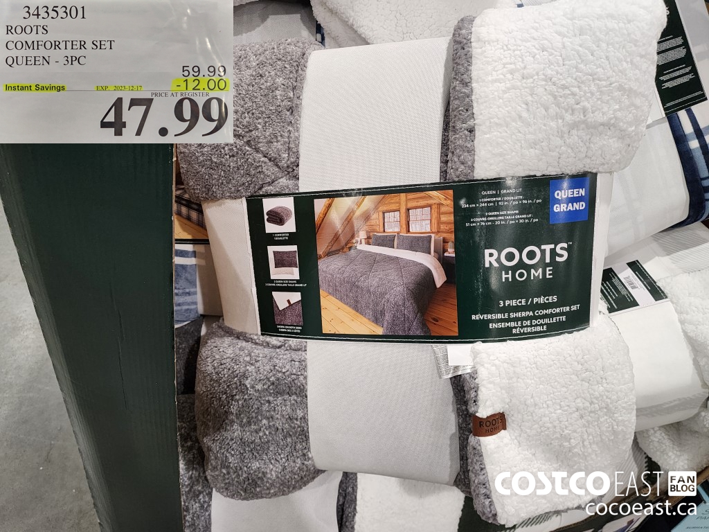3435301 ROOTS COMFORTER SET QUEEN - 3PC ($12.00 INSTANT SAVINGS EXPIRES ON 2023-12-17) $47.99