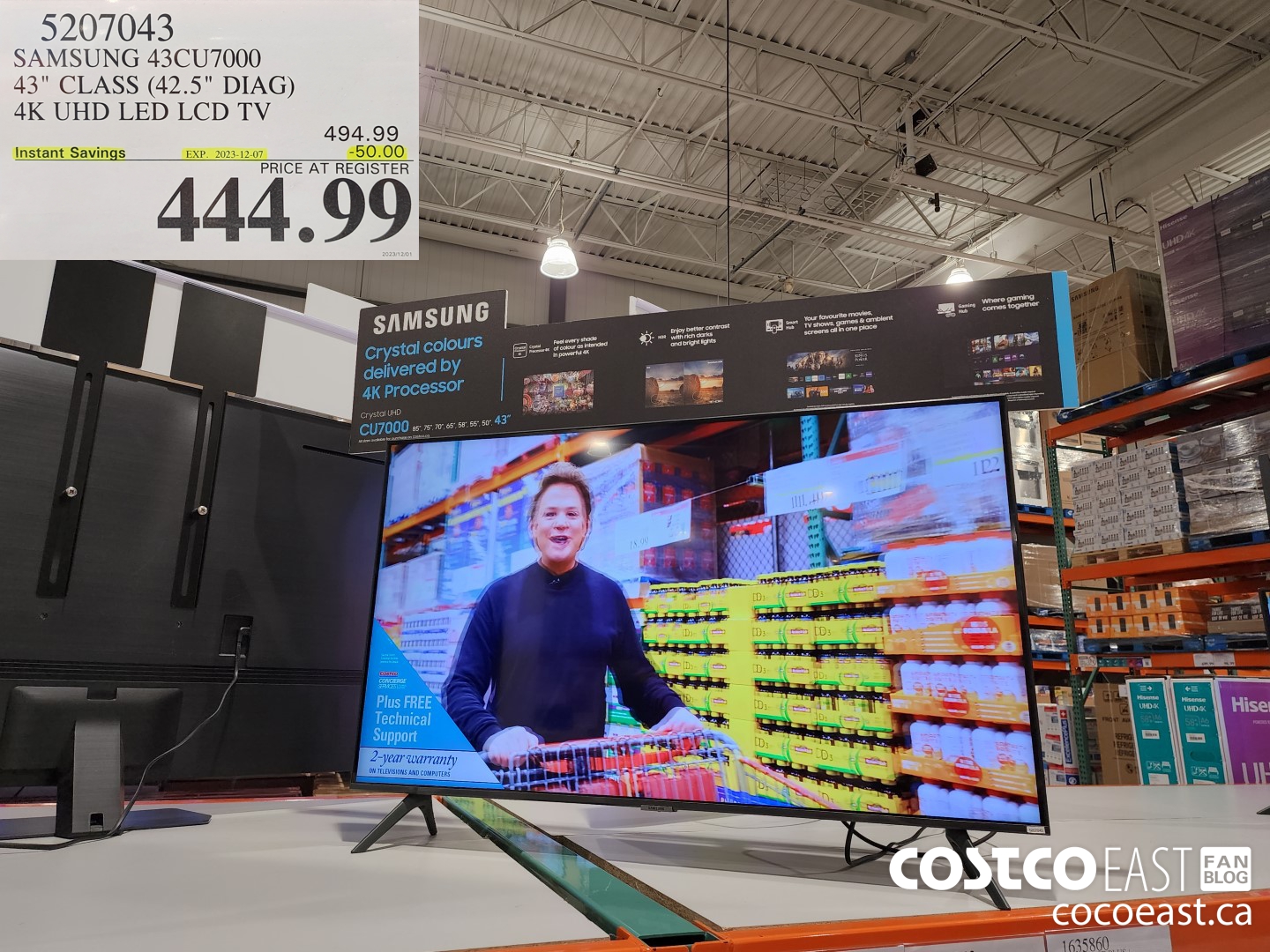 5207043 SAMSUNG 43CU7000 43