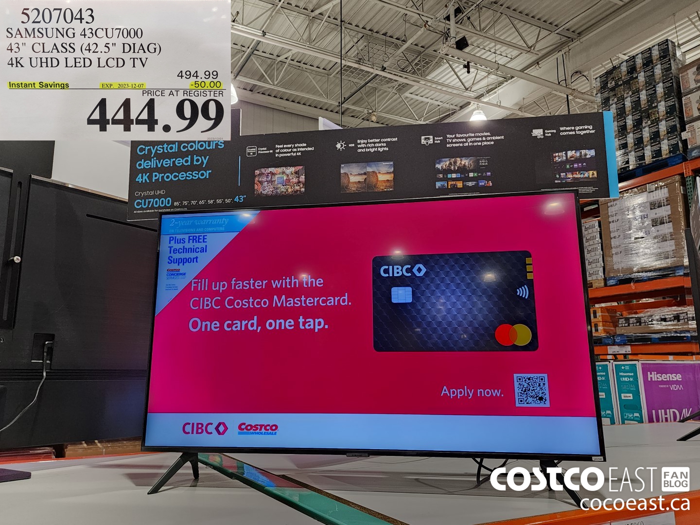 5207043 SAMSUNG 43CU7000 43