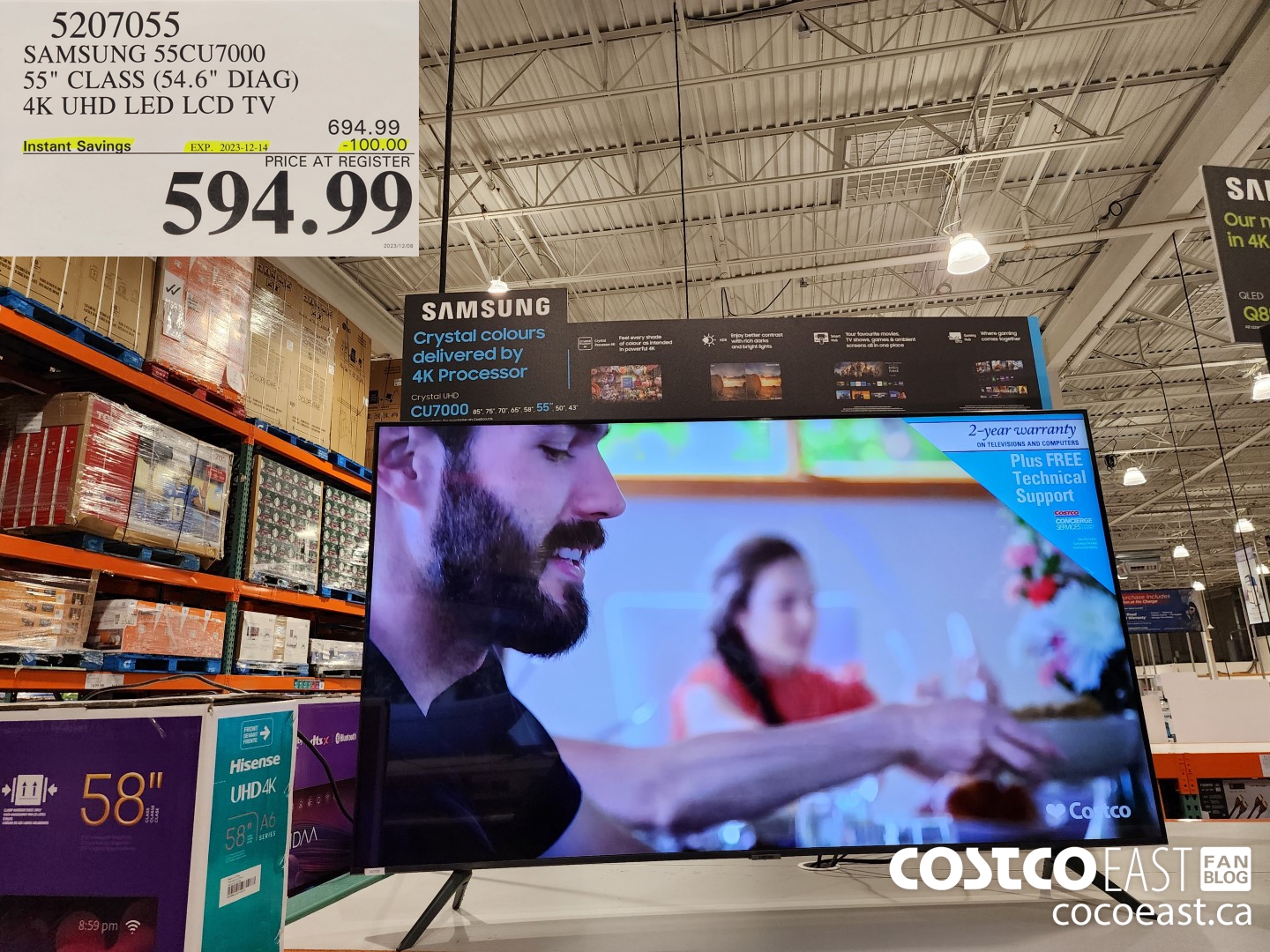 5207055 SAMSUNG 55CU7000 55