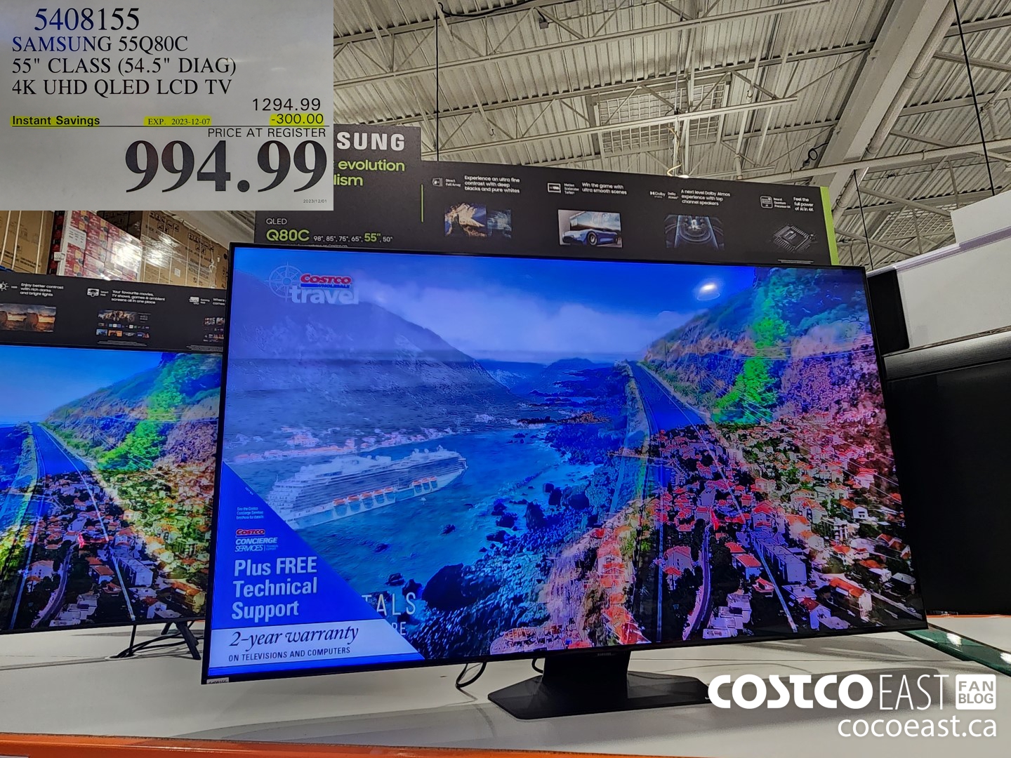 5408155 SAMSUNG 55Q80C 55