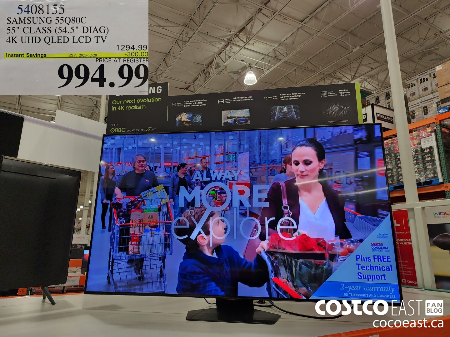 5408155 SAMSUNG 55Q80C 55