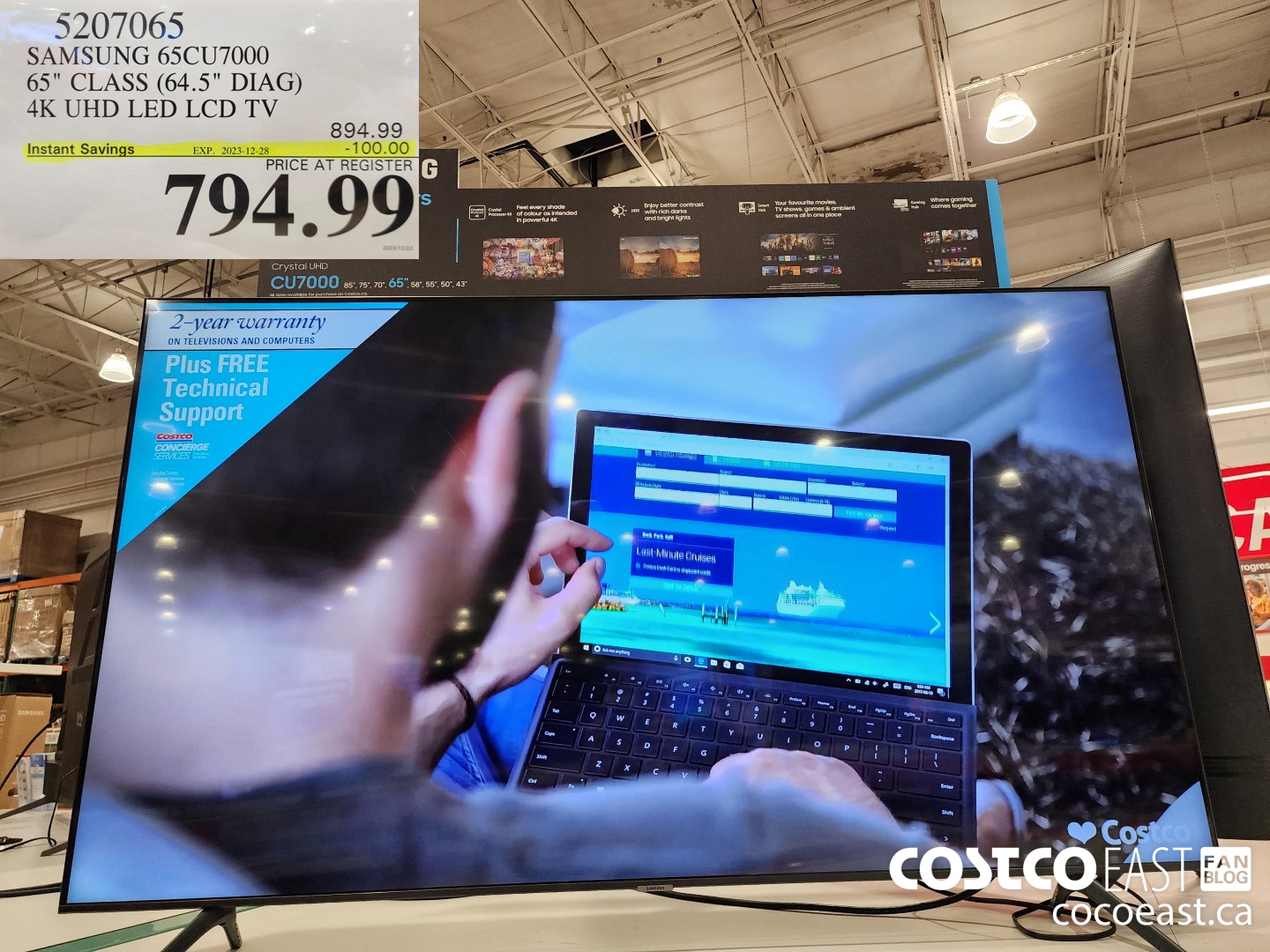 5207065 SAMSUNG 65CU7000 65