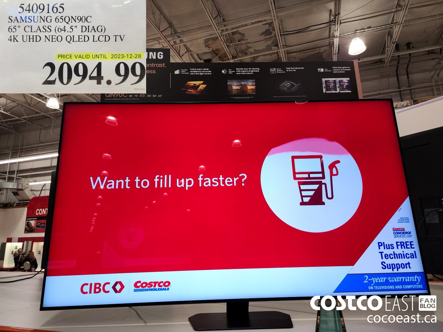 5409165 SAMSUNG 65QN90C 65