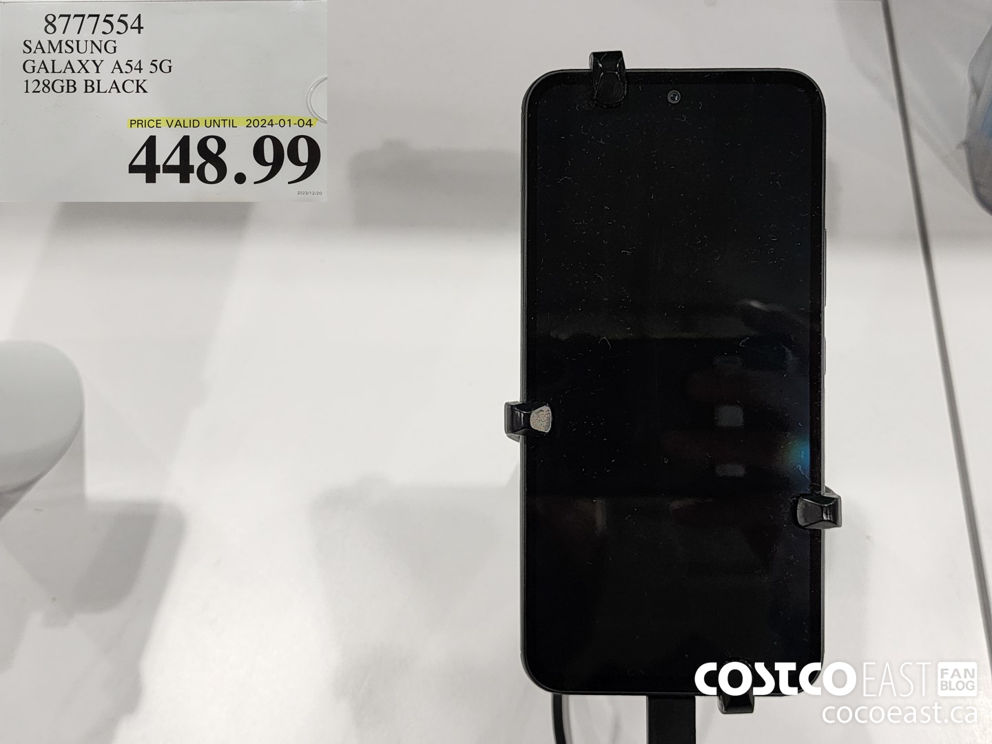 8777554 SAMSUNG GALAXY A54 5G 128GB BLACK $448.99