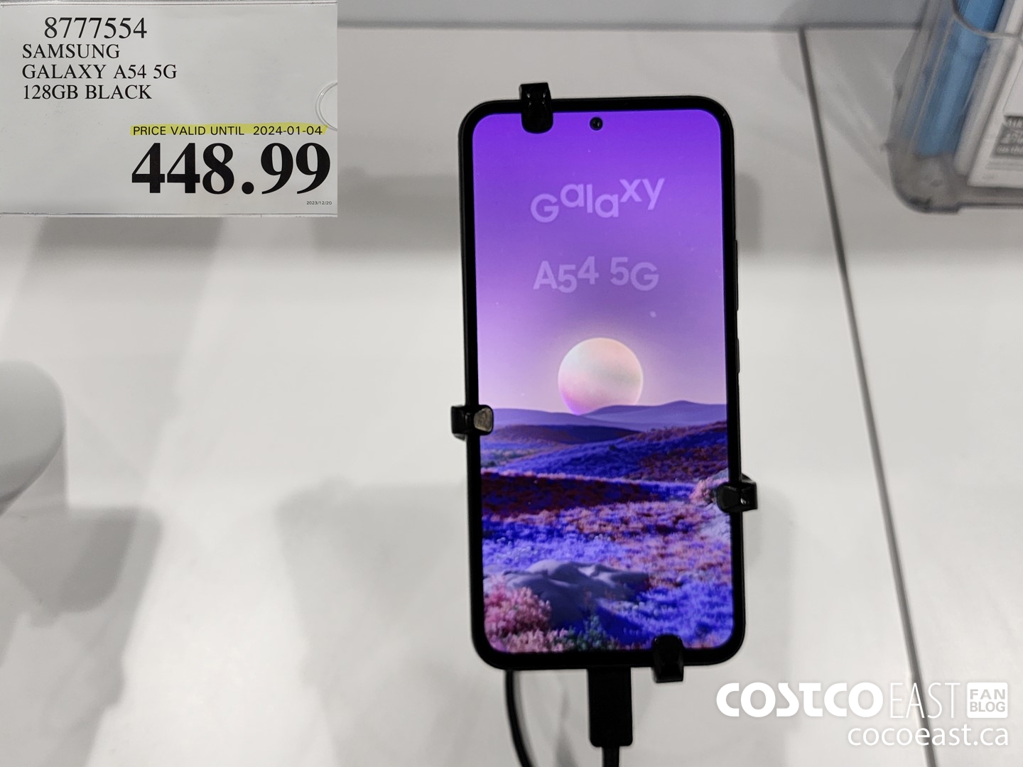 8777554 SAMSUNG GALAXY A54 5G 128GB BLACK $448.99