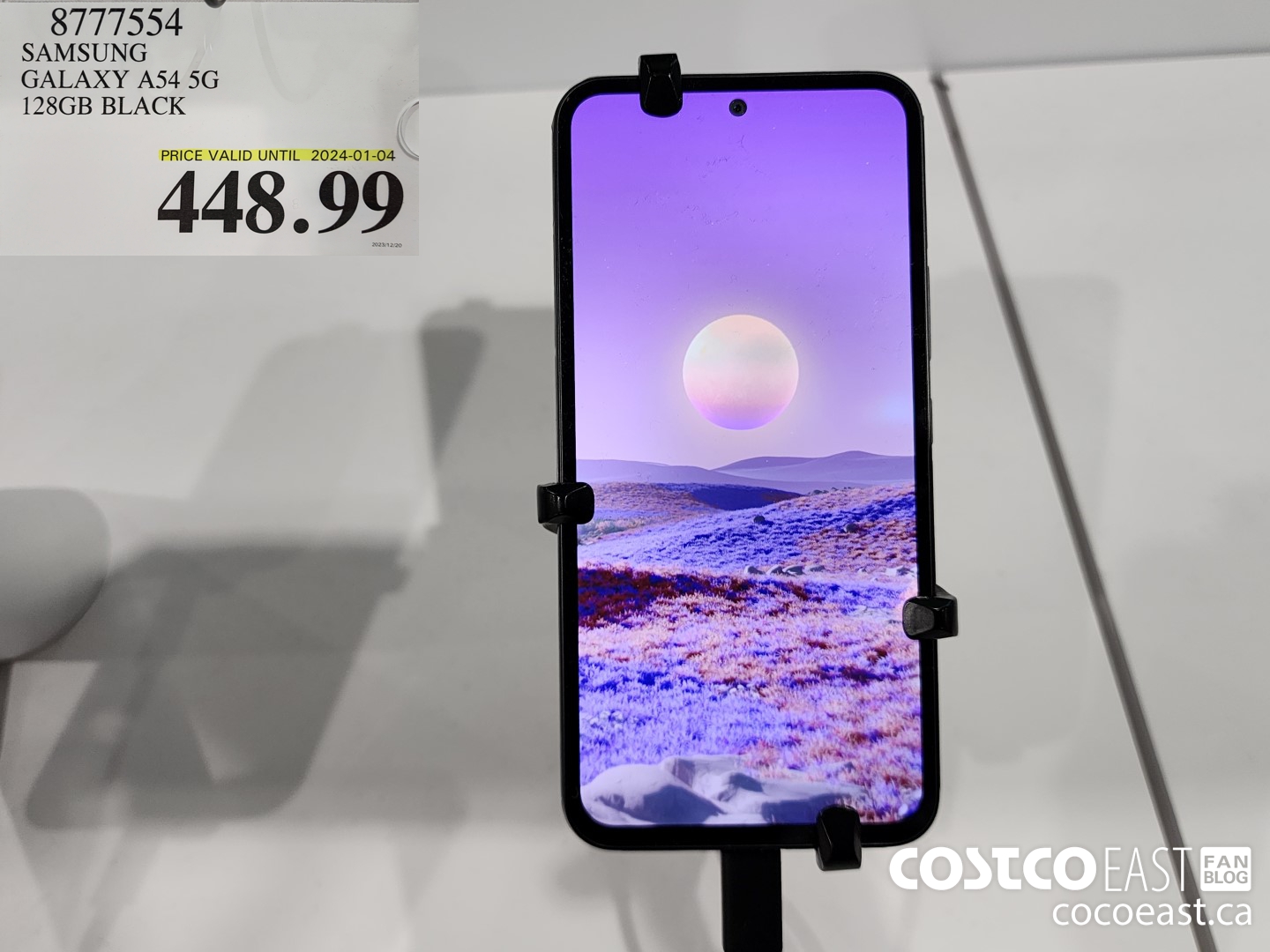 8777554 SAMSUNG GALAXY A54 5G 128GB BLACK $448.99