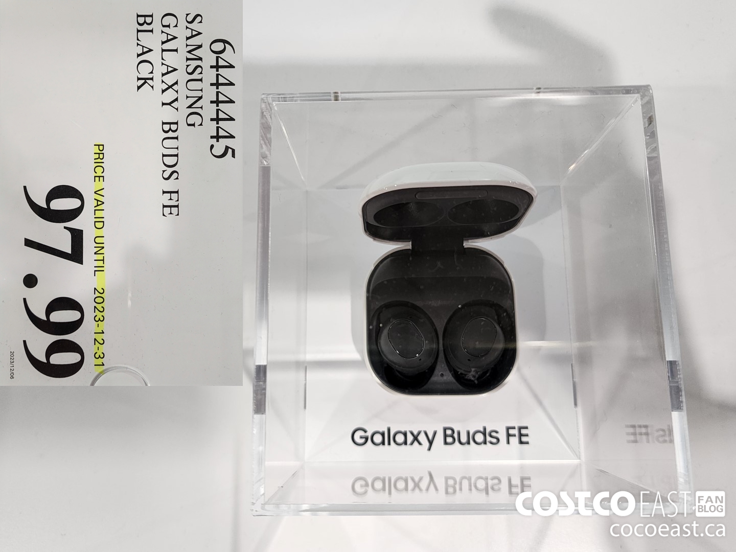 6444445 SAMSUNG GALAXY BUDS FE BLACK $97.99