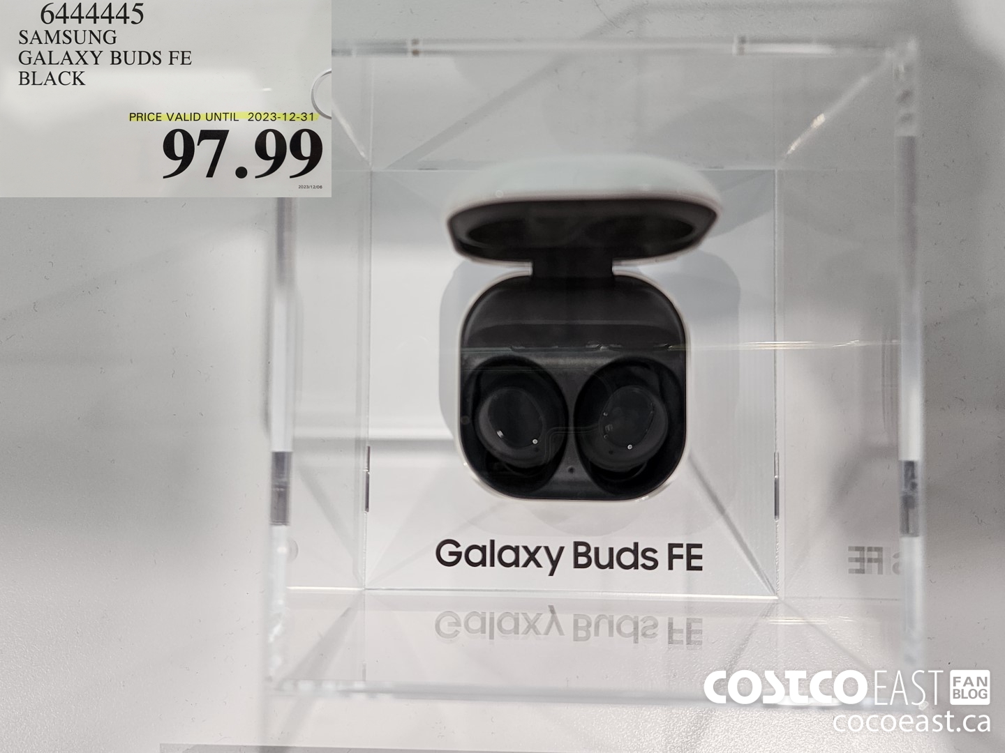 6444445 SAMSUNG GALAXY BUDS FE BLACK $97.99