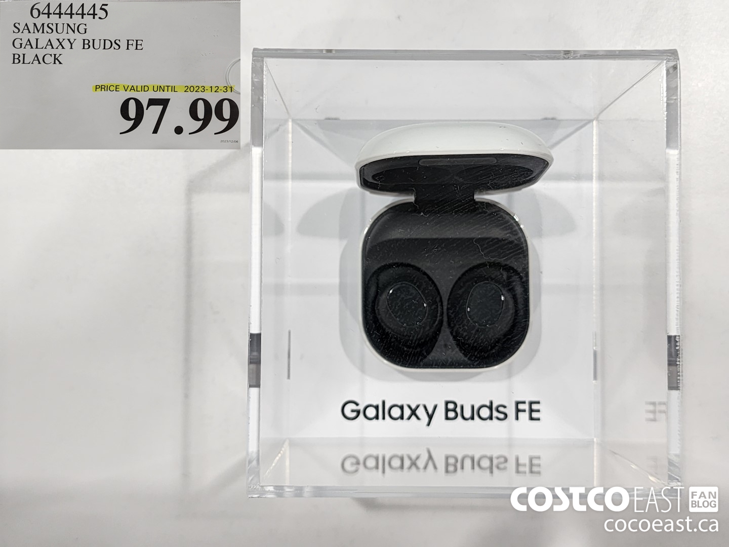 6444445 SAMSUNG GALAXY BUDS FE BLACK $97.99