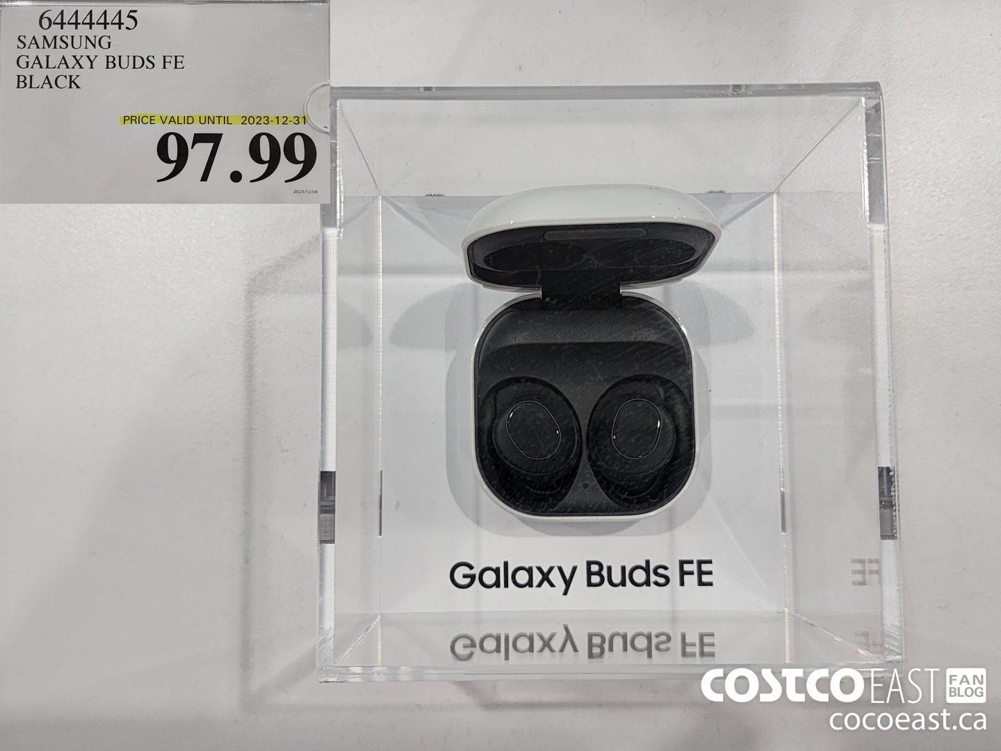 6444445 SAMSUNG GALAXY BUDS FE BLACK $97.99