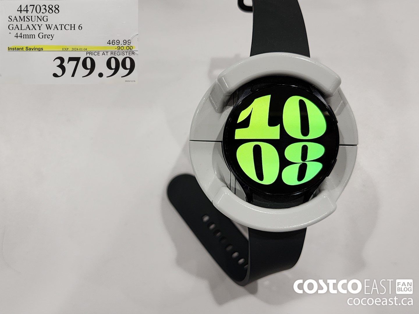 4470388 SAMSUNG GALAXY WATCH 6 44mm Grey ($90.00 INSTANT SAVINGS EXPIRES ON 2024-01-04) $379.99