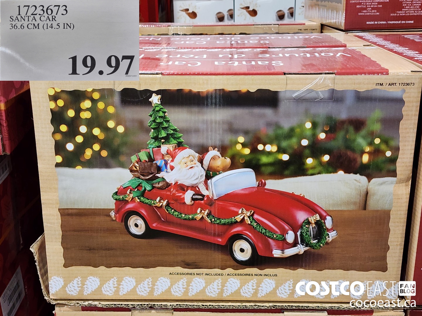 1723673 SANTA CAR 36.6 CM (14.5 IN) $19.97
