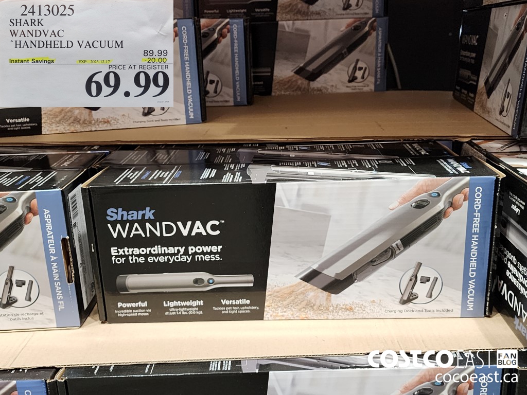 2413025 SHARK WANDVAC HANDHELD VACUUM ($20.00 INSTANT SAVINGS EXPIRES ON 2023-12-17) $69.99