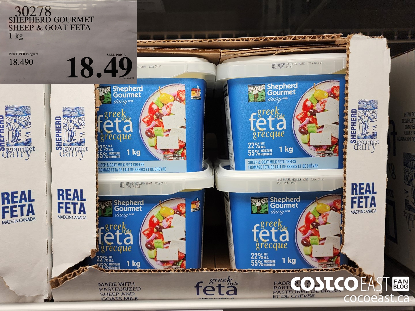 30278 SHEPHERD GOURMET SHEEP & GOAT FETA 1 kg $18.49