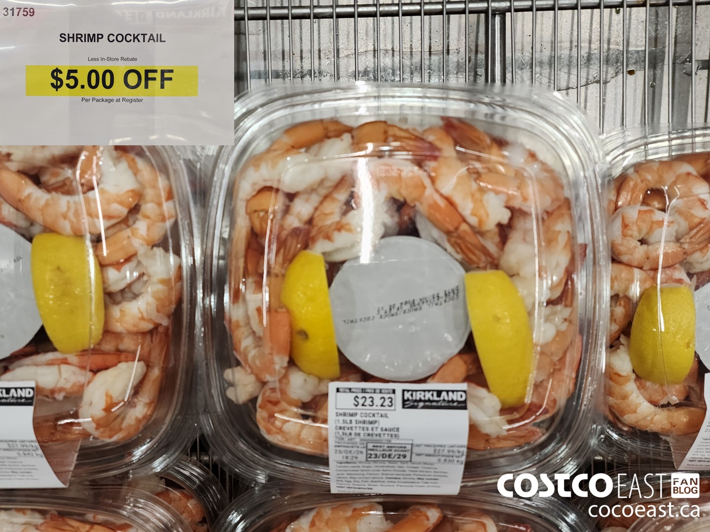 31759 SHRIMP COCKTAIL ($5.00 INSTANT SAVINGS)