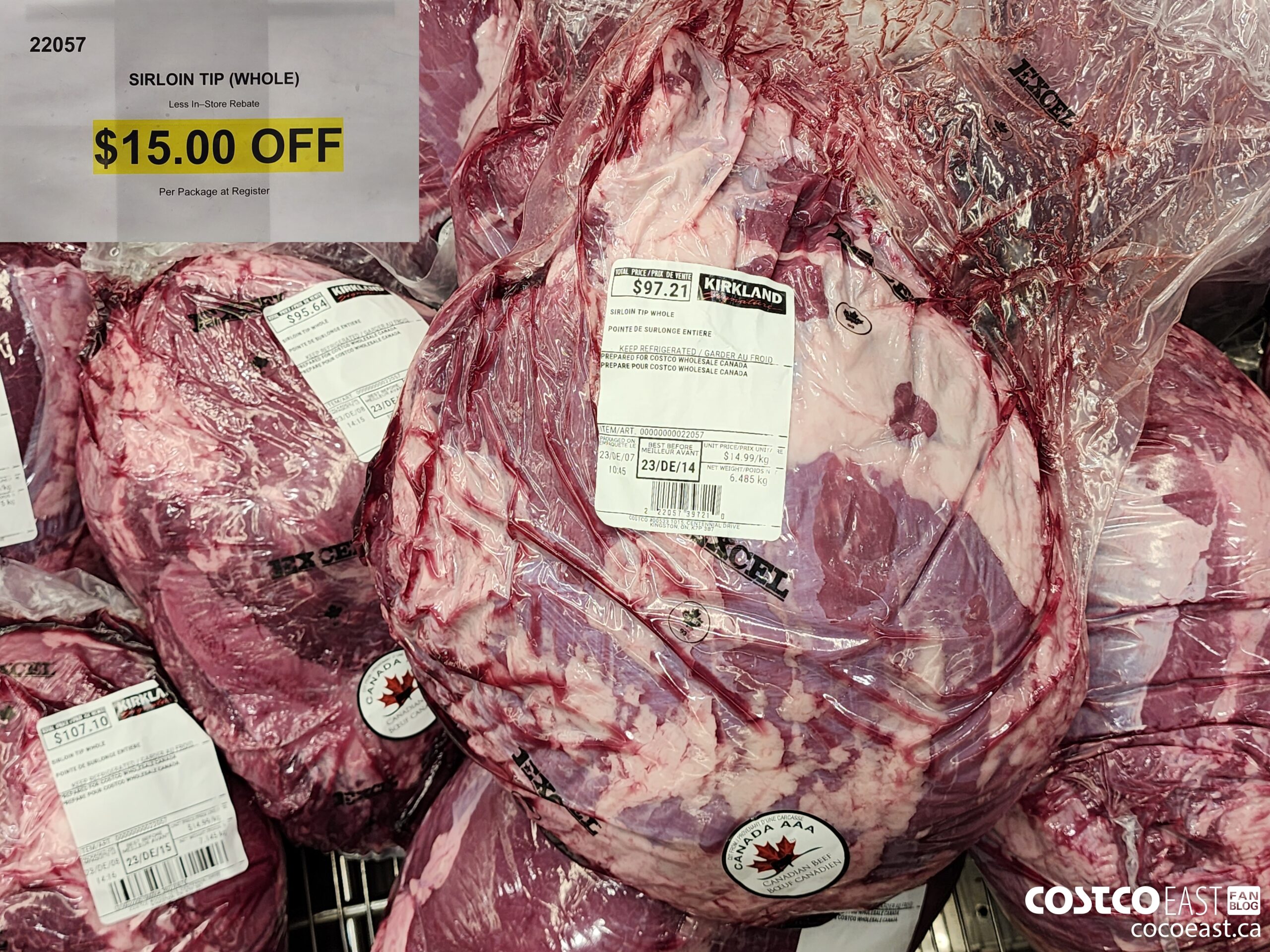 22057 SIRLOIN TIP (WHOLE) ($15.00 INSTANT SAVINGS)