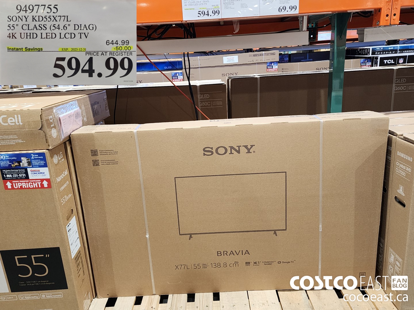 9497755 SONY KD55X77L 55