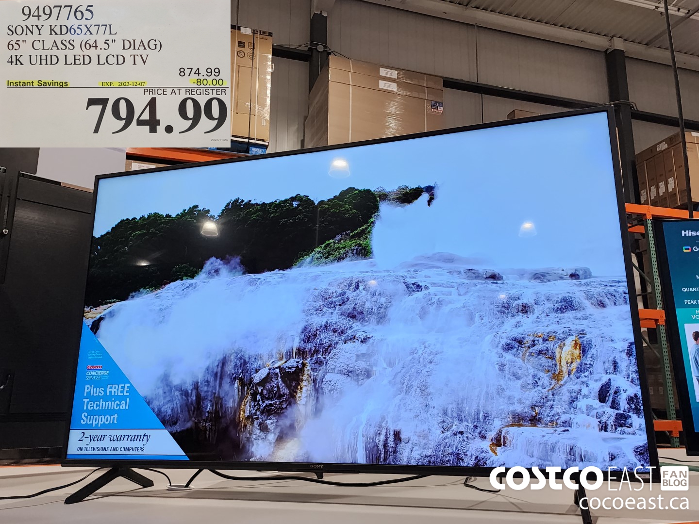 9497765 SONY KD65X77L 65