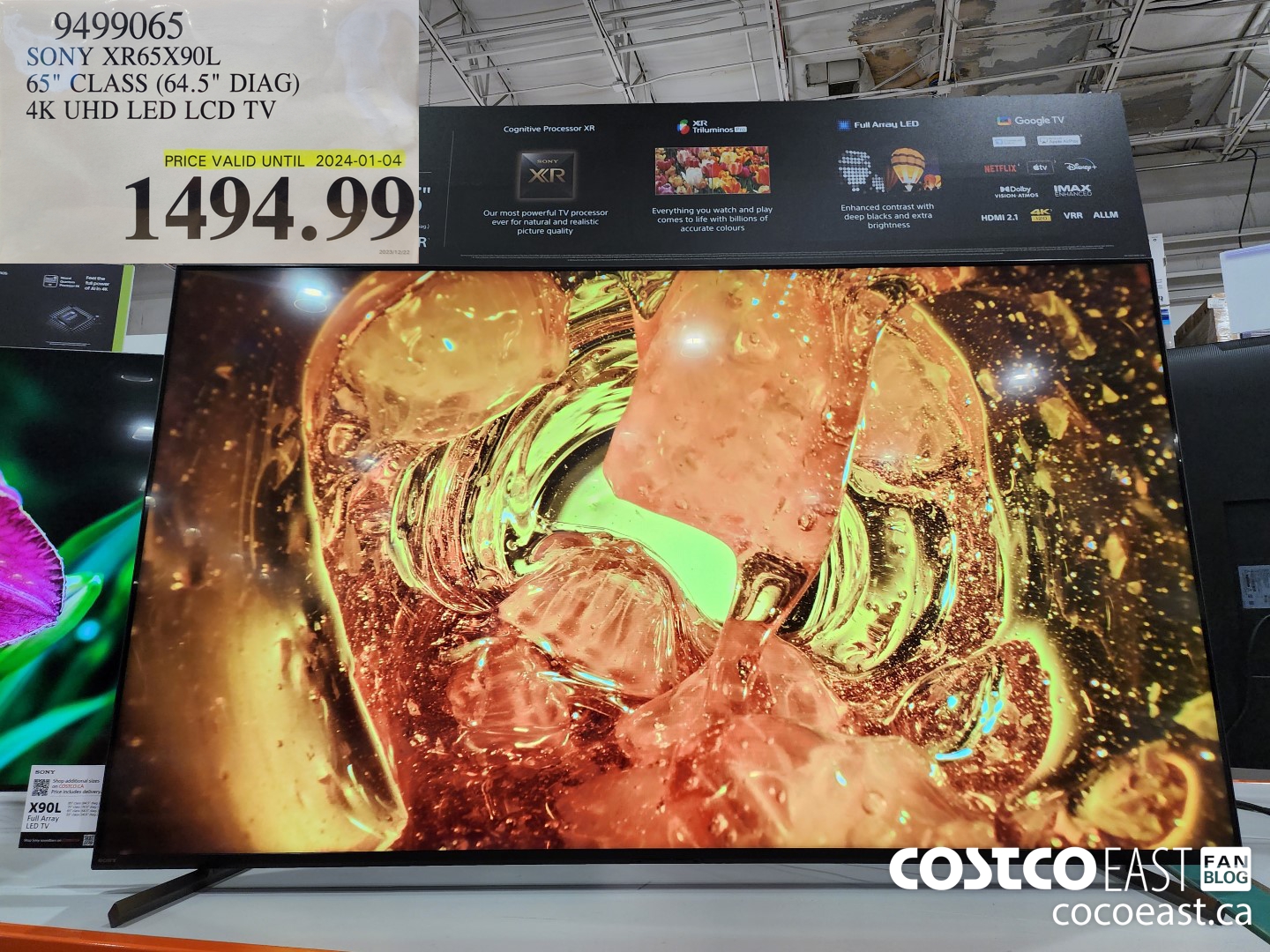 9499065 SONY XR65X90L 65