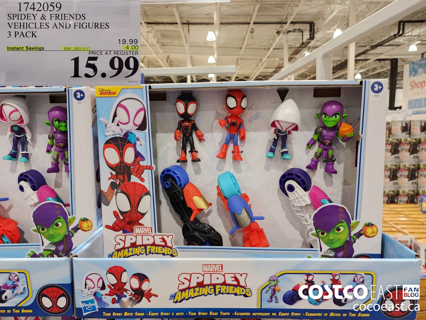 1742059 SPIDEY & FRIENDS VEHICLES AND FIGURES 3 PACK 20238-12-17 ($4.00 INSTANT SAVINGS) $15.99
