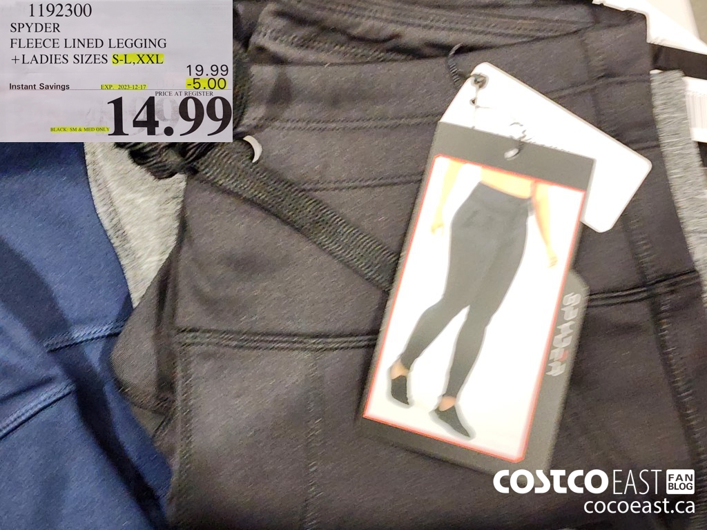 1192300 SPYDER DRAWSTRING LEGGING + LADIES SIZES S-XXL ($5.00 INSTANT SAVINGS EXPIRES ON 2023-12-17) $14.99