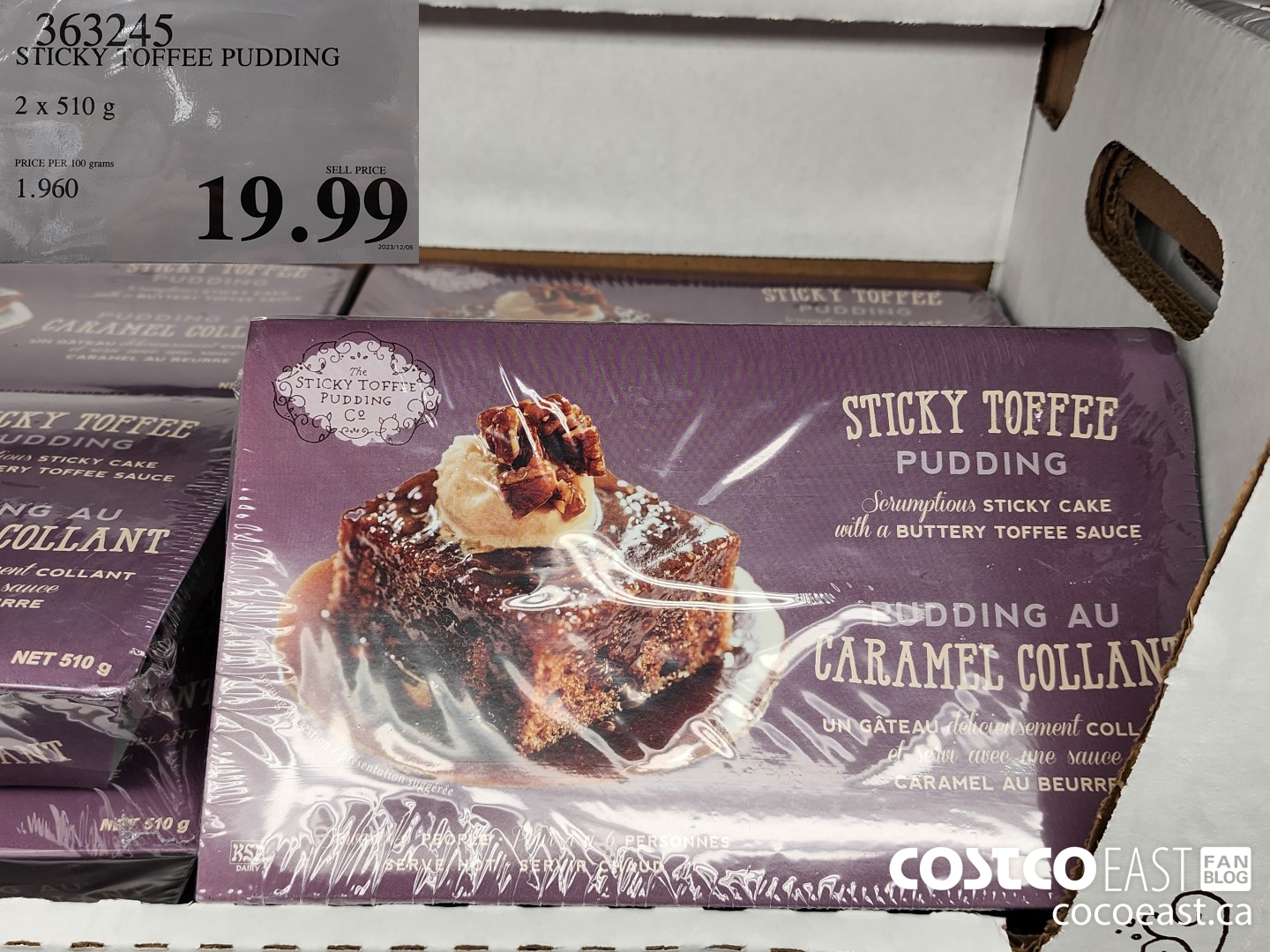 The Sticky Toffee Pudding Company - Costco West Canada - your puddings have  finally arrivedPicture of them in the Burnaby store. Eastern Canada -  still working on getting them in Metro Innovation