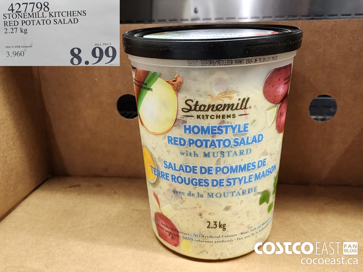 427798 STONEMILL KITCHENS RED POTATO SALAD 2.27 KG $8.99