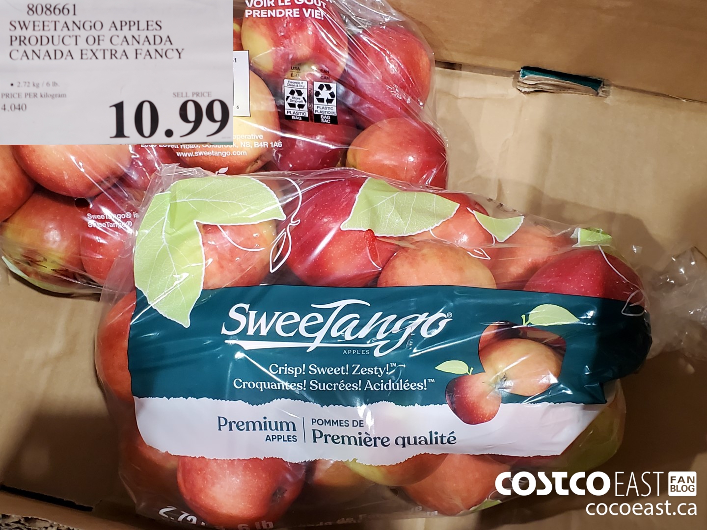 808661 SWEETANGO APPLES PRODUCT OF CANADA CANADA EXTRA FANCY $10.99
