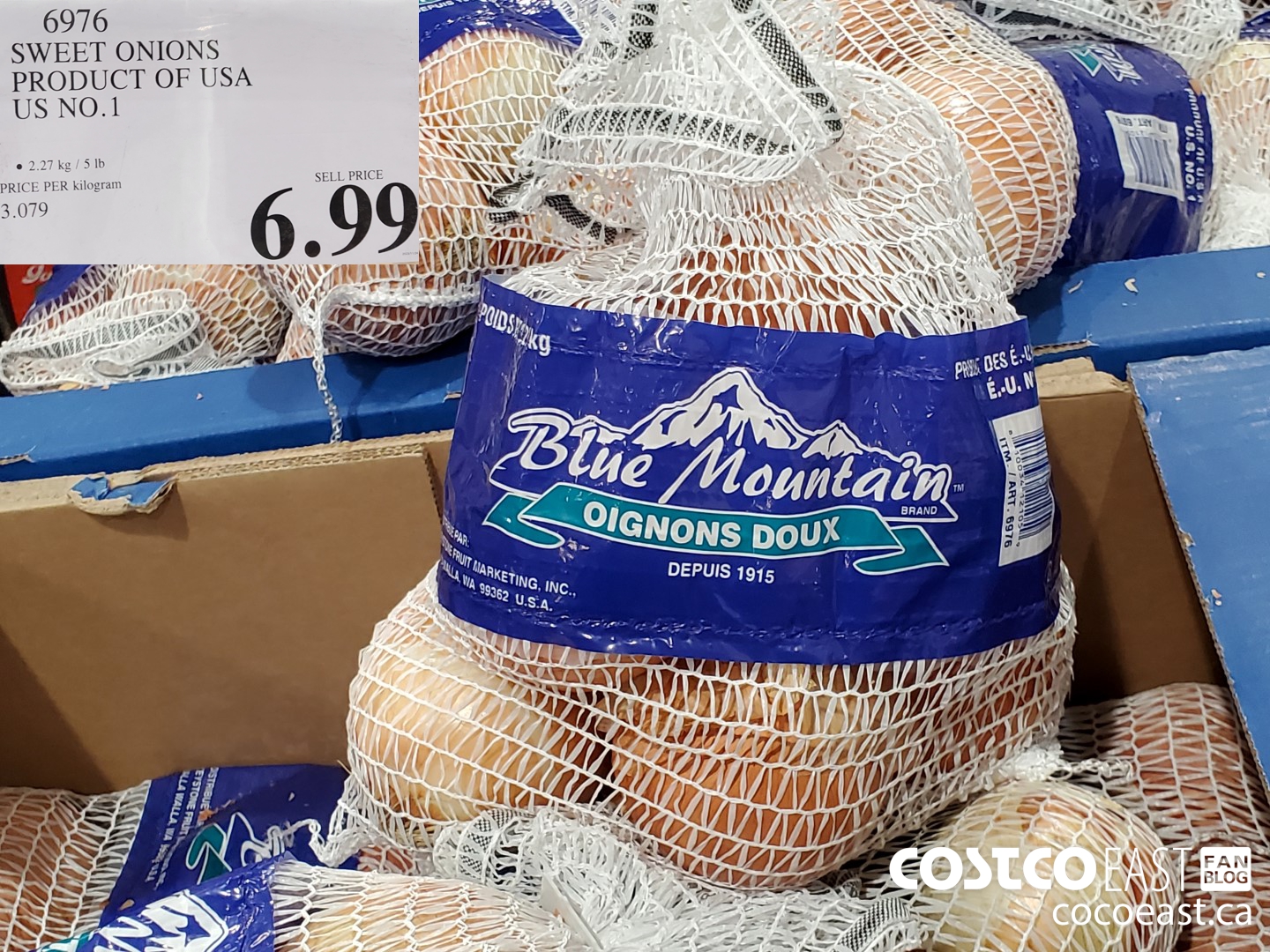 6976 SWEET ONIONS PRODUCT OF USA US NO.1 $6.99