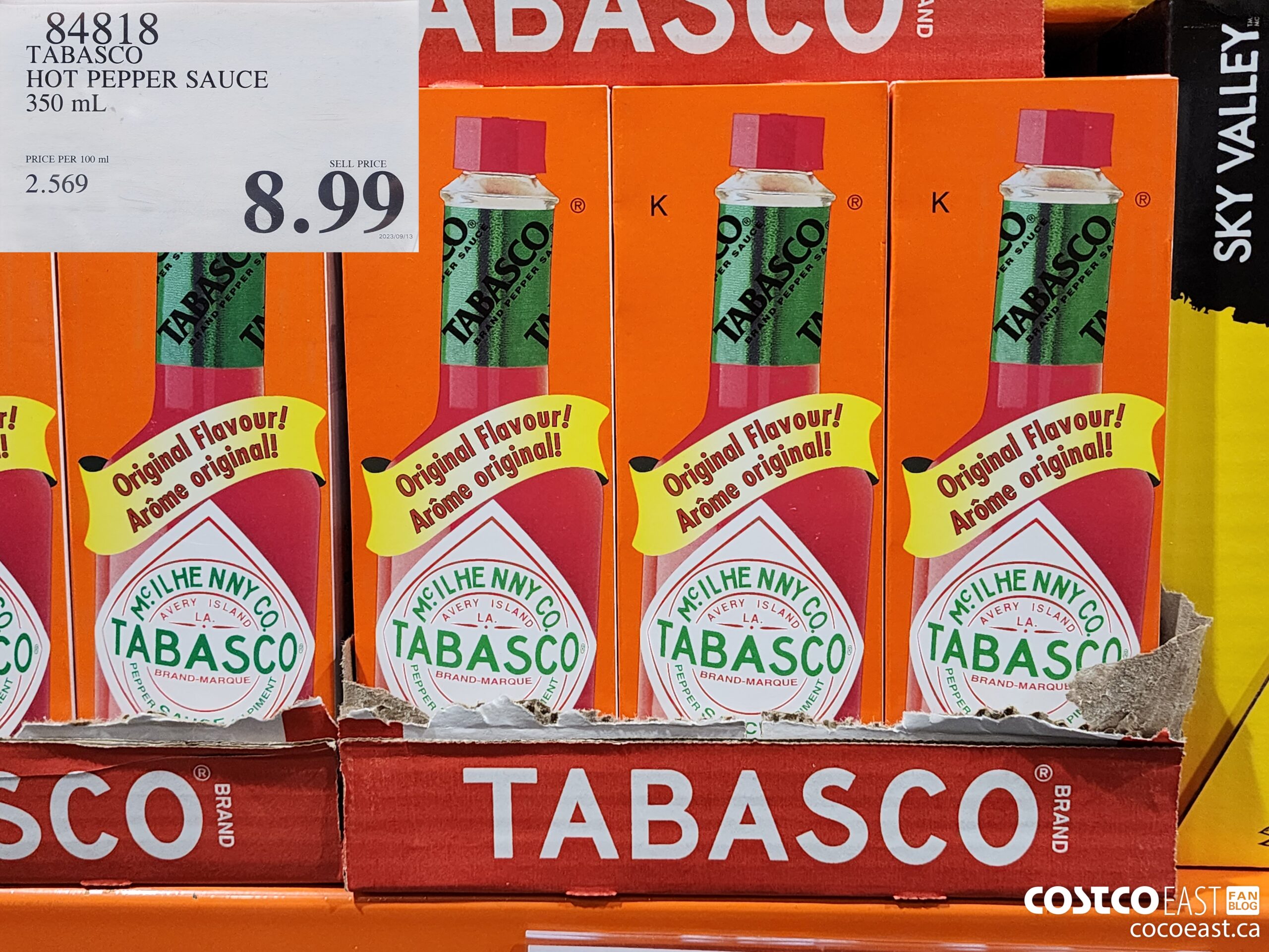 84818 TABASCO HOT PEPPER SAUCE 350 ML $8.99