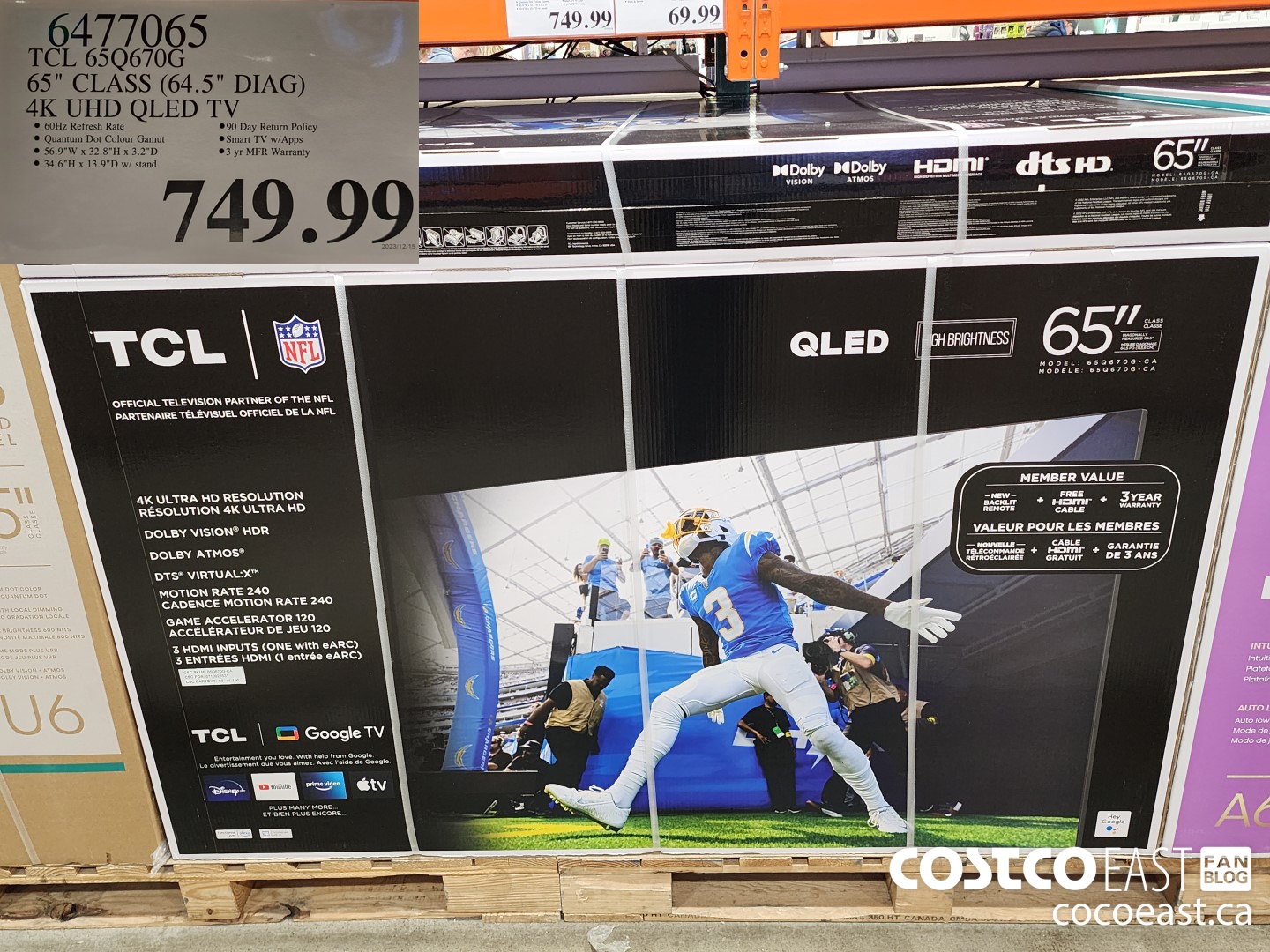 6477065 TCL 65Q670G 65