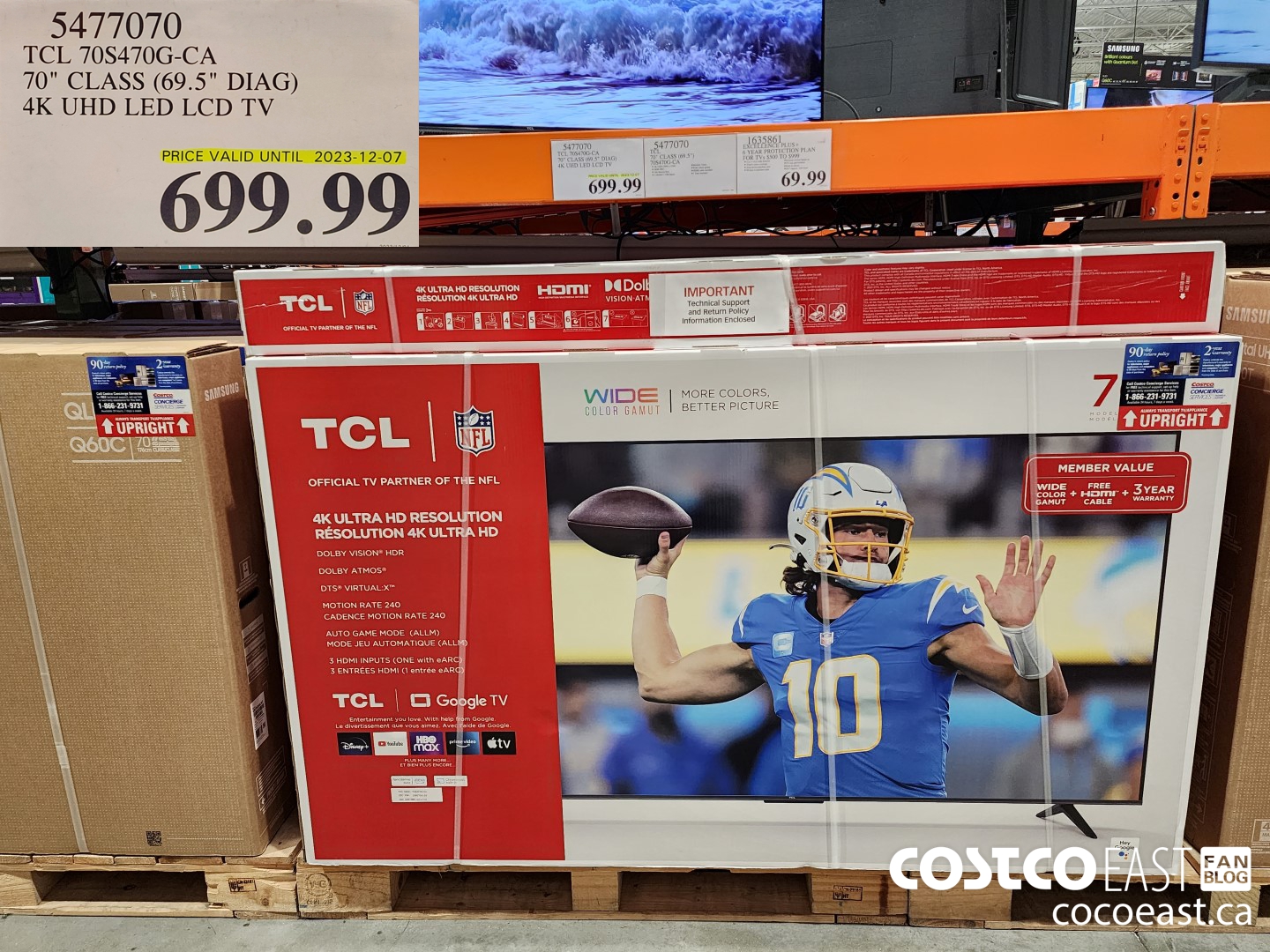 5477070 TCL 70S470G-CA 70