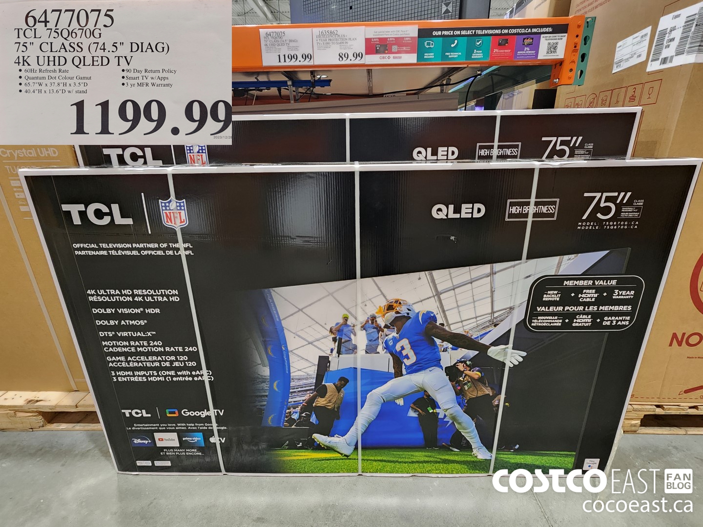 6477075 TCL 75Q670G 75