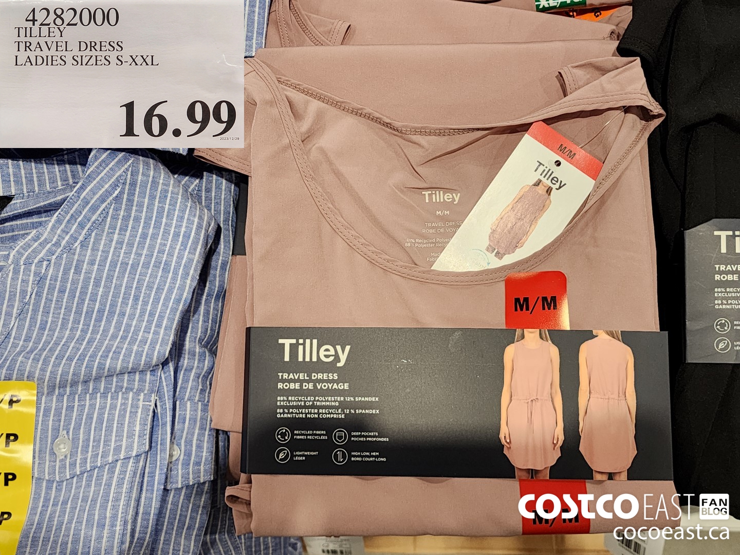 4282000 TILLEY TRAVEL DRESS LADIES SIZES S-XXL $16.99