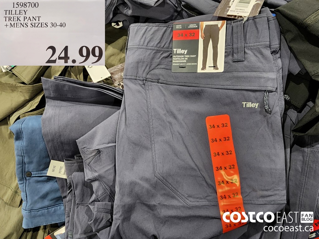 1598700 TILLEY TREK PANT +MENS SIZES 30-40 $24.99