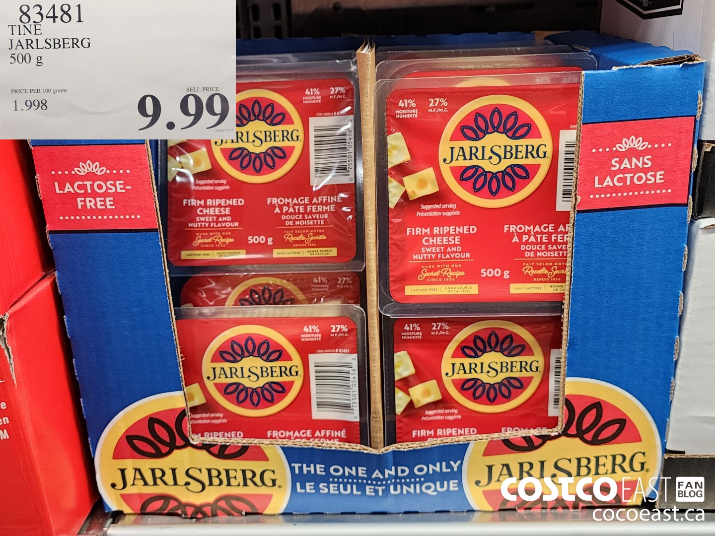 83481 TINE JARLSBERG 500G $9.99