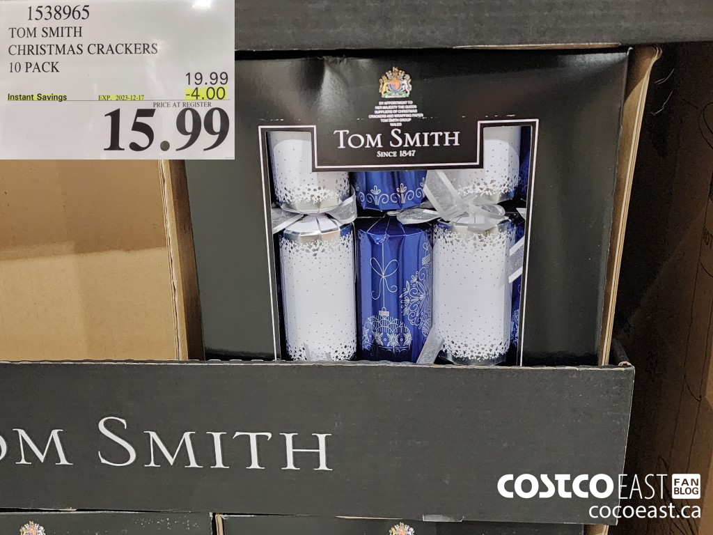 1538965 TOM SMITH CHRISTMAS CRACKERS 10 PACK ($4.00 INSTANT SAVINGS EXPIRES ON 2023-12-17) $15.99