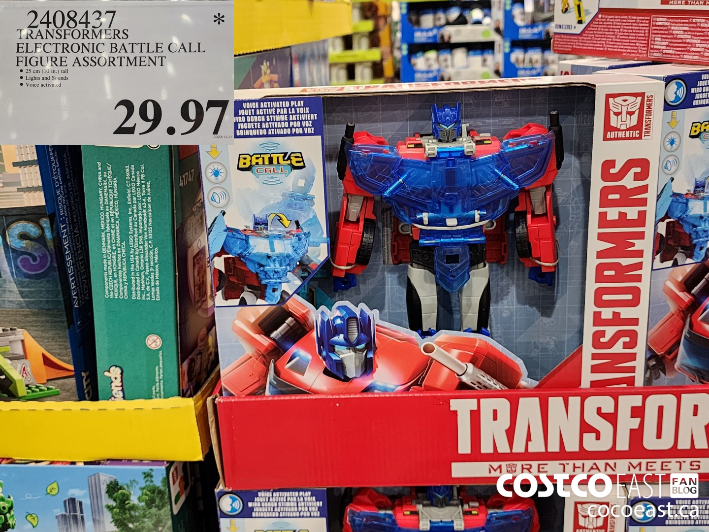 2408437 TRANSFORMERS ELECTRONIC BATTLE CALL FIGURE ASSORTMENT $29.97