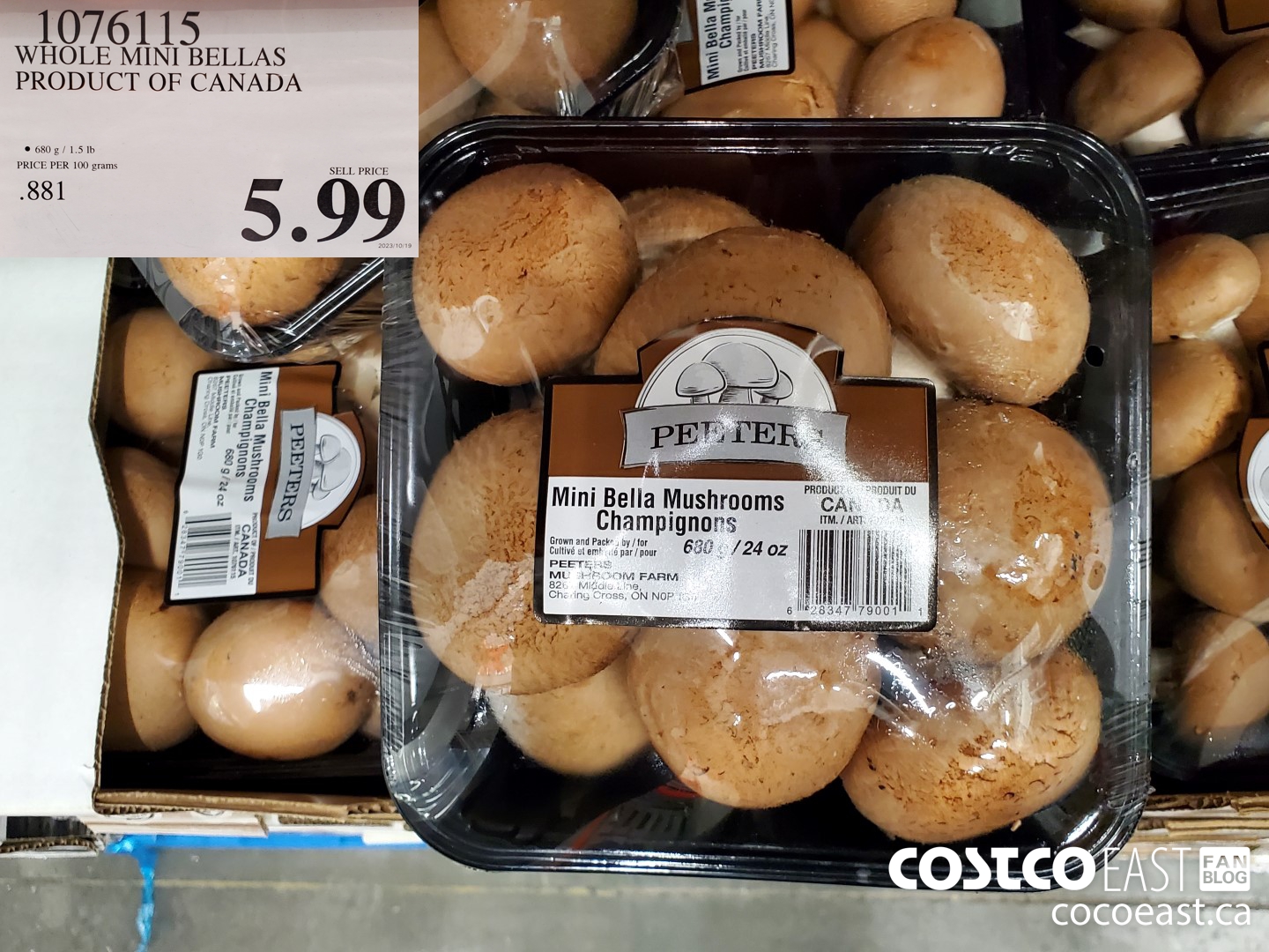 1076115 WHOLE MINI BELLAS PRODUCT OF CANADA $5.99