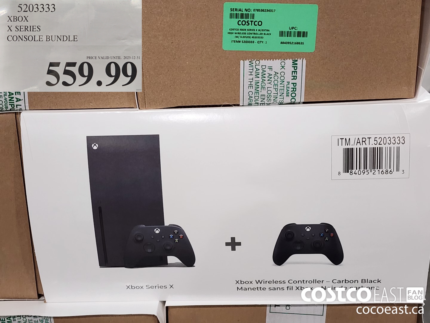 5203333 XBOX X SERIES CONSOLE BUNDLE $559.99