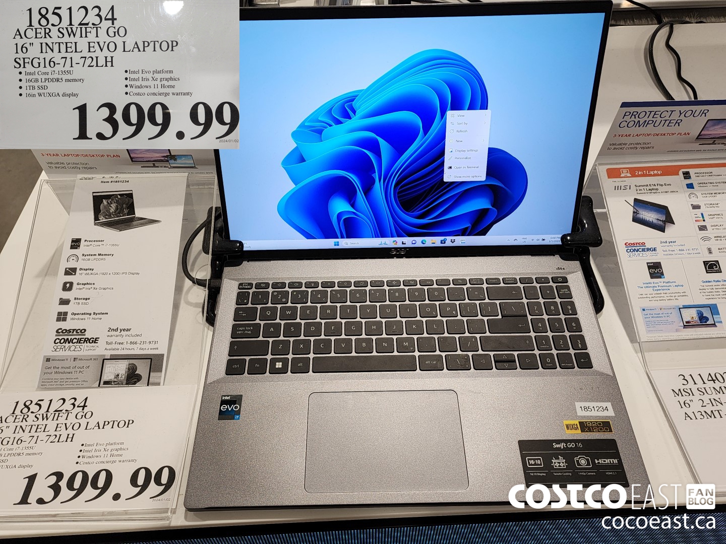 1851234 ACER SWIFT GO 16