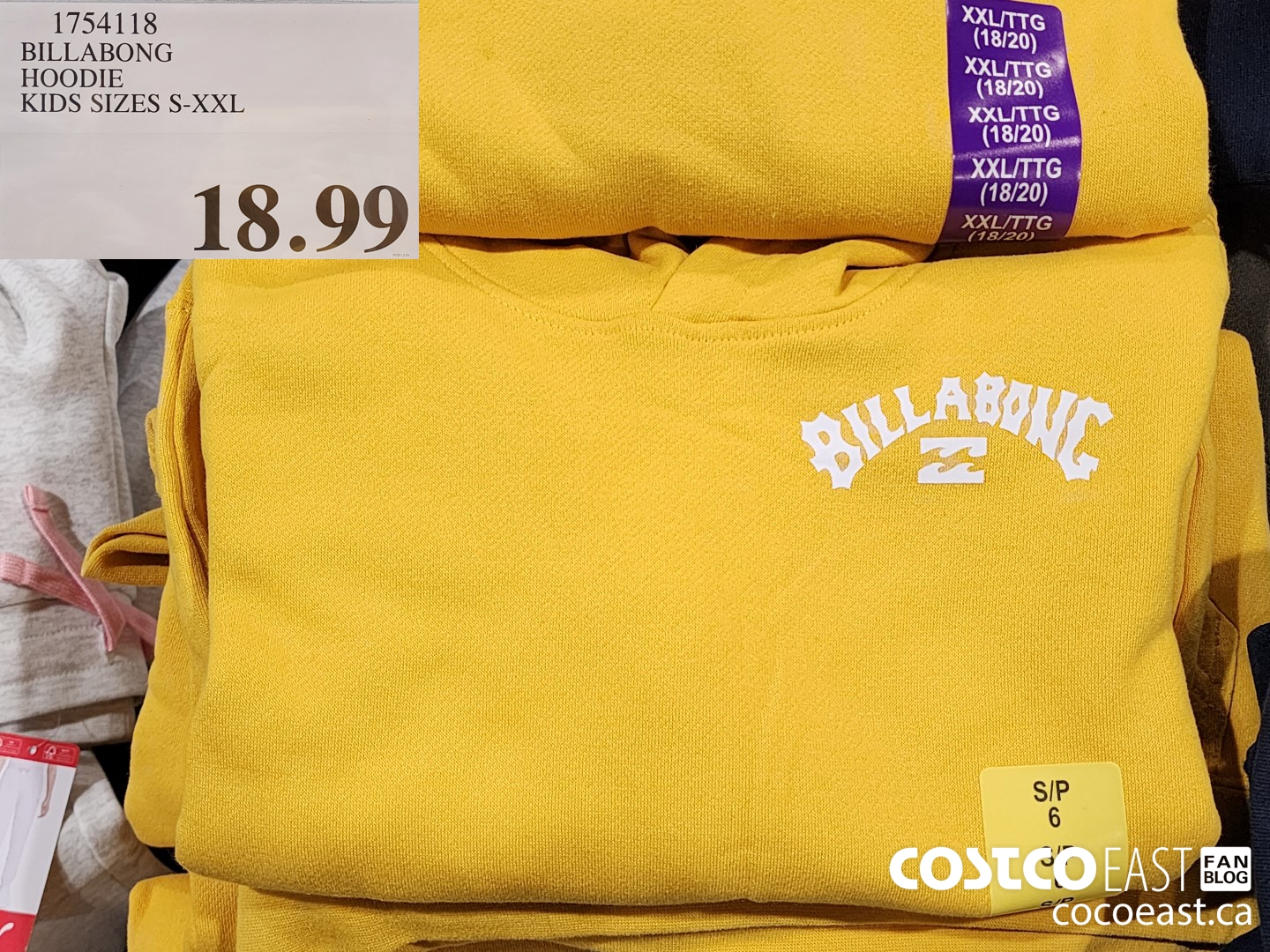 1754118 BILLABONG HOODIE KIDS SIZES S-XXL $18.99