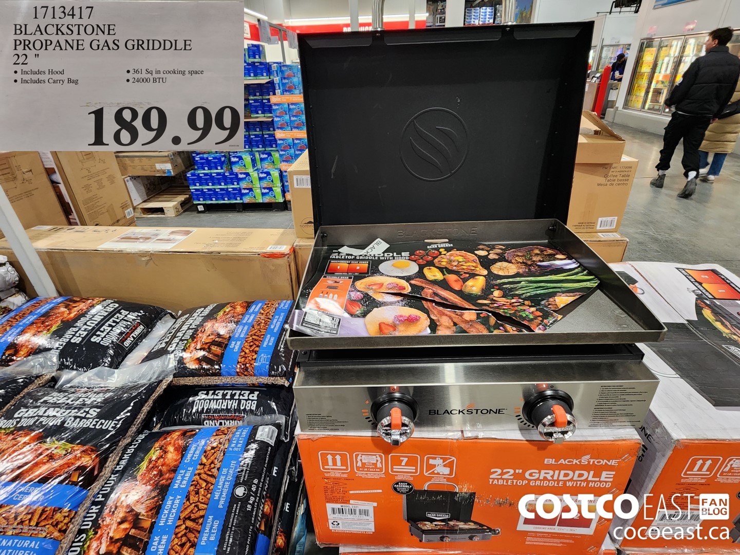 1713417 BLACKSTONE PROPANE GAS GRIDDLE 22