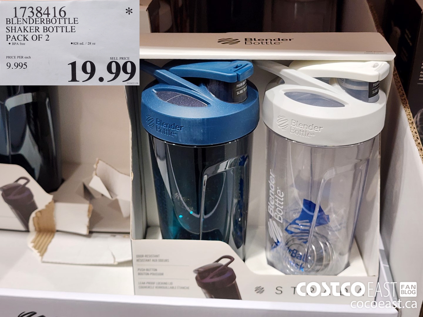 1738416 BLENDERBOTTLE SHAKER BOTTLE PACK OF 2 $19.99