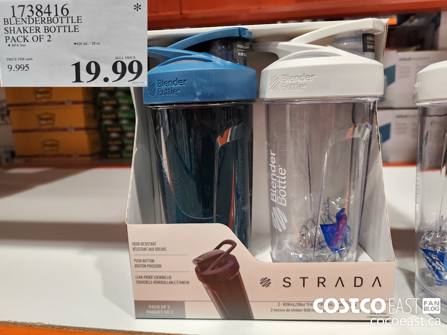 1738416 BLENDERBOTTLE SHAKER BOTTLE PACK OF 2 $19.99