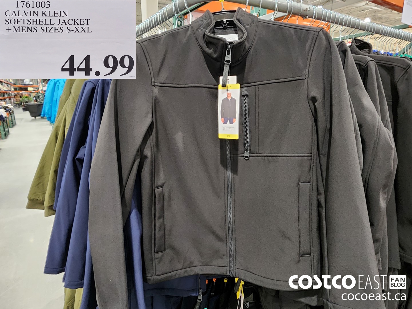 1761003 CALVIN KLEIN SOFTSHELL JACKET + MENS SIZES S-XXL $44.99