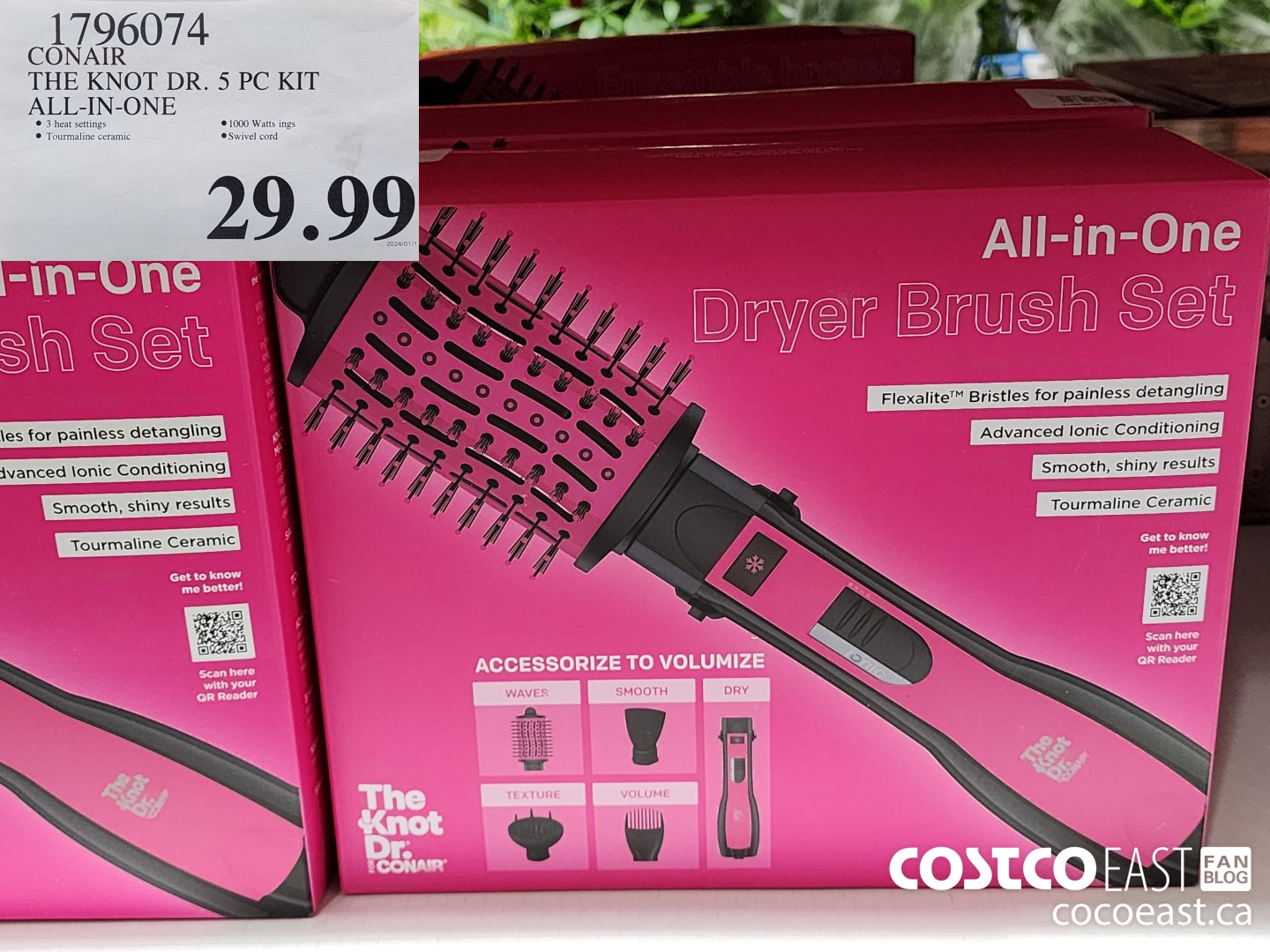 1796074 CONAIR THE KNOT DR. 5 PC KIT ALL-IN-ONE $29.99