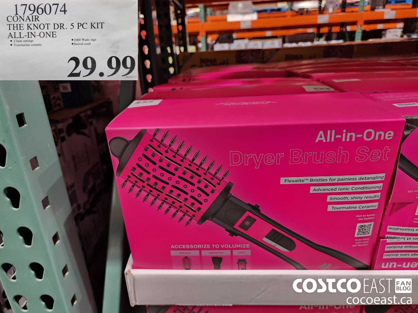 1796074 CONAIR THE KNOT DR. 5 PC KIT ALL-IN-ONE $29.99