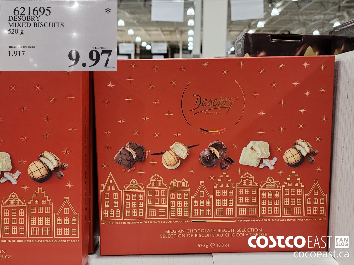 621695 DESOBRY MIXED BISCUITS 520 g $9.97